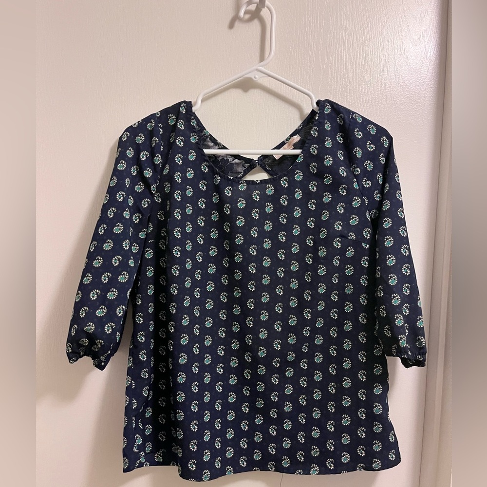 Blue Paisley dress shirt